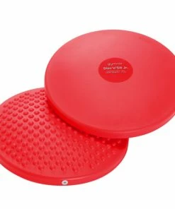 Gymnic Disc O Sit Inflatable Junior Seat Cushion, 12 Inches, Red