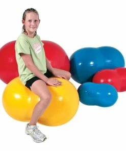 Gymnic Physio-Roll Fitness Ball, 28 Inch, Blue, Each -Accusplit Shop 008912 ecommfullsize 1