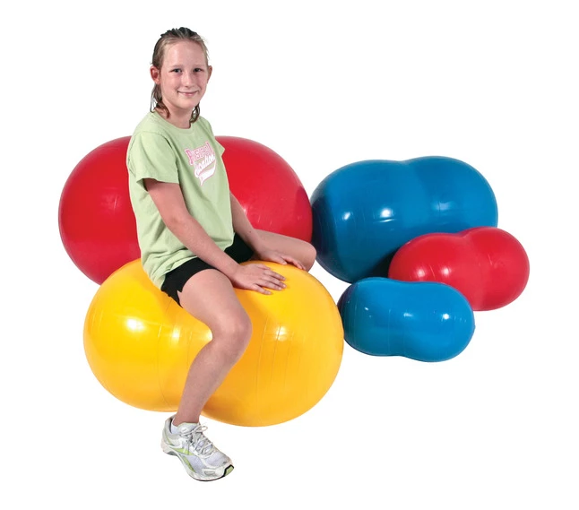 Gymnic Physio-Roll Fitness Ball, 34 Inch, Red, Each 4 Gymnic Physio-Roll Fitness Ball, 34 Inch, Red, Each - Image 2
