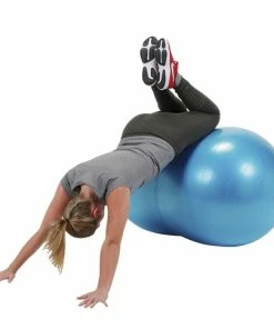Gymnic Physio-Roll Fitness Ball, 28 Inch, Blue, Each
