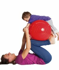 Gymnic Physio-Roll Fitness Ball, 34 Inch, Red, Each