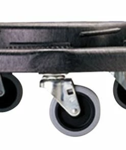 Rubbermaid Commercial Rubbermaid Universal Conversion Dolly For Brute Trash Container, 250 Pound Capacity, Black