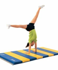 Sportime Deluxe Teaching Mat, 4 X 6 Feet X 2-3/8 Inch, 1 Foot Panels, Hook And Loop On 4 Ends