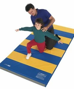 Sportime Super-Expand-O-Mat, 4 X 8 Feet X 1-3/8 Inch, 2 Foot Panels, Hook And Loop On 2 Ends