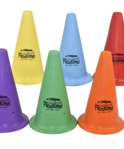 Sportime Split Top Super-Safe FlexiKones, 15 Inches, Set Of 6