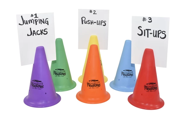 Sportime Split Top Super-Safe FlexiKones, 15 Inches, Set Of 6 4 Sportime Split Top Super-Safe FlexiKones, 15 Inches, Set Of 6 - Image 2