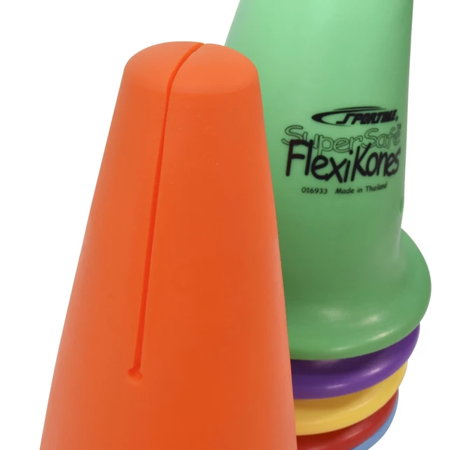 Sportime Split Top Super-Safe FlexiKones, 15 Inches, Set Of 6 6 Sportime Split Top Super-Safe FlexiKones, 15 Inches, Set Of 6 - Image 4