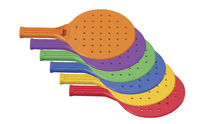 Sportime Global Games Paddles, 8 X 13-1/2 Inches, Assorted Colors, Set Of 6 3 Sportime Global Games Paddles, 8 X 13-1/2 Inches, Assorted Colors, Set Of 6