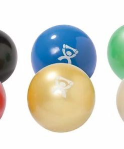 CanDo Soft Weight Ball Set, 4-1/2 Inches, Assorted Color, Set Of 6
