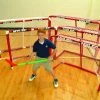 Mylec Pro Style Steel Hockey Goal With Nylon Net, 54 X 44 X 30 Inches, Red And White