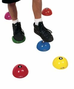 Sportime Numbered Step-N-Stones, 2-5/8 X 5-1/4 Inches, Assorted Colors, Set Of 6