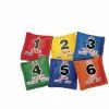 Sportime Tri-Lingual Sequencing Educational Bean Bags, Assorted Colors, Set Of 6 -Accusplit Shop 1004582 ecommfullsize