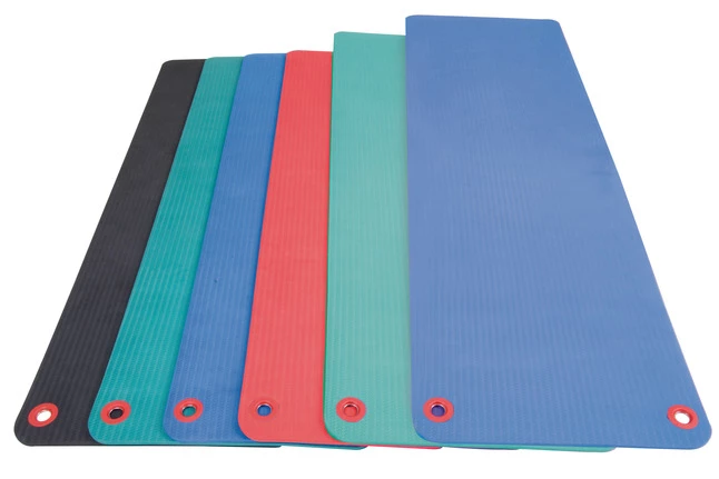 Aeromat Elite Workout Mat With Eyelet, 24 X 56 Inches, 1/2 Inch Thick, Green, Phthalate Free 4 Aeromat Elite Workout Mat With Eyelet, 24 X 56 Inches, 1/2 Inch Thick, Green, Phthalate Free - Image 2