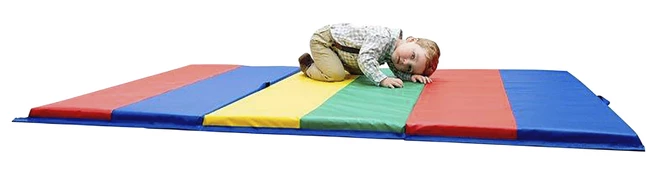Childrens Factory Children's Factory Feather Lite Multiple Color Folding Mat, 4 X 6 Feet, 1-1/2 Inches 7 Childrens Factory Children's Factory Feather Lite Multiple Color Folding Mat, 4 X 6 Feet, 1-1/2 Inches - Image 5