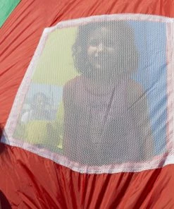 Sportime Porthole Parachute, 24 Foot Diameter, Multicolored -Accusplit Shop 1361484 PG ecommfullsize