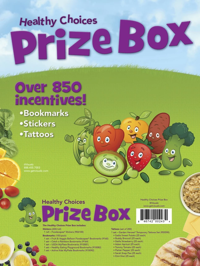 Visualz Deluxe Healthy Choices Prize Box 3 Visualz Deluxe Healthy Choices Prize Box