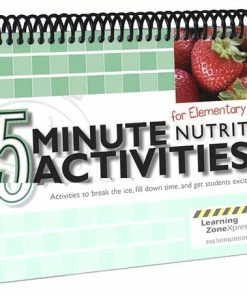 Visualz 5 Minute Nutrition Activities For Elementary Students, Spiral Bound