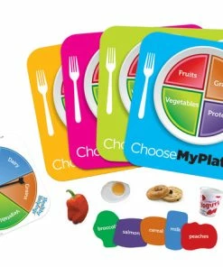Learning Resources Healthy Helpings MyPlate Game, Set Of 55