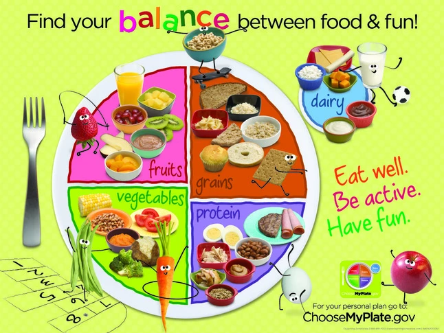 Visualz MyPlate 18 X 24 In Laminated English Poster, Ages 2 Thru 8 3 Visualz MyPlate 18 X 24 In Laminated English Poster, Ages 2 Thru 8