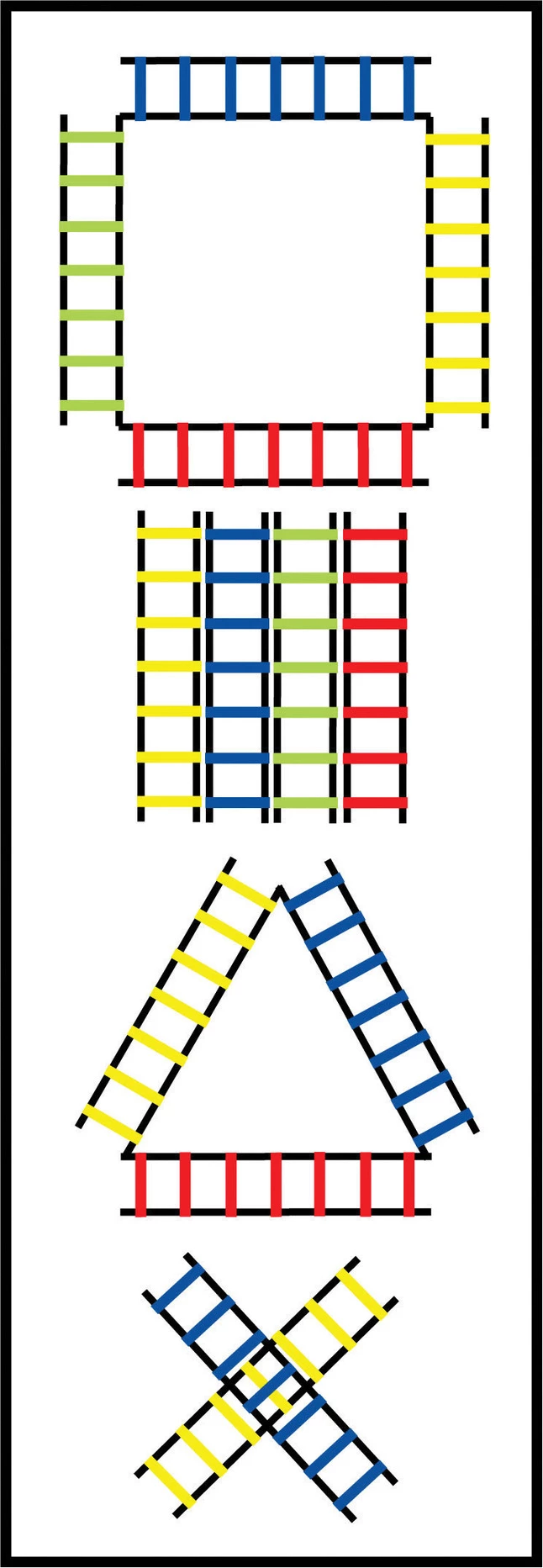 Champion Sports Champion 4 Meter Agility Ladder, 13 Feet X 16 Inches, Set Of 4 4 Champion Sports Champion 4 Meter Agility Ladder, 13 Feet X 16 Inches, Set Of 4 - Image 2