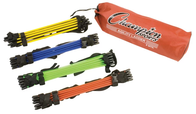 Champion Sports Champion 4 Meter Agility Ladder, 13 Feet X 16 Inches, Set Of 4 3 Champion Sports Champion 4 Meter Agility Ladder, 13 Feet X 16 Inches, Set Of 4