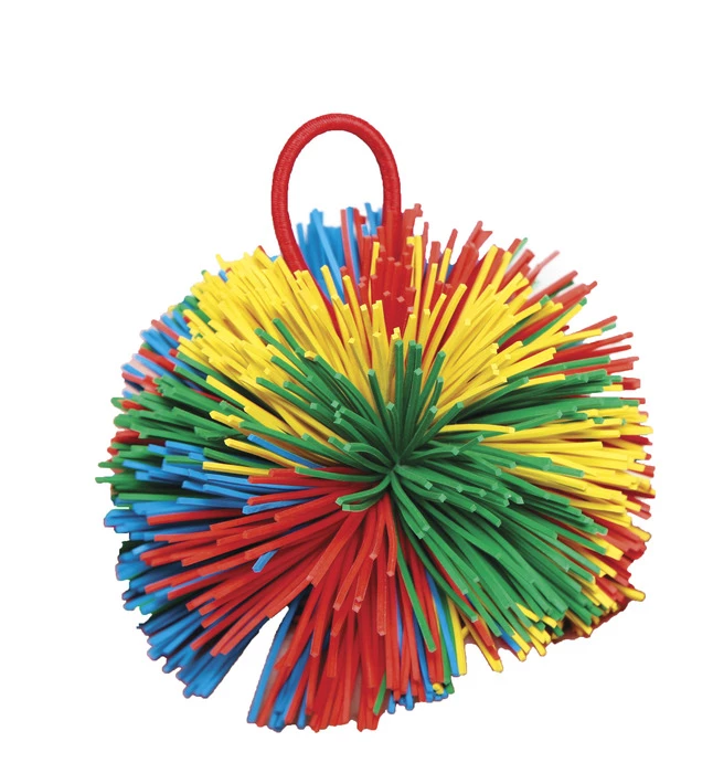 Sportime Rub-R-String Ball, 4-1/2 Inches, Multicolored 3 Sportime Rub-R-String Ball, 4-1/2 Inches, Multicolored