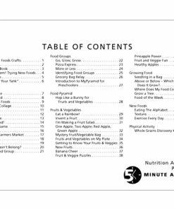 Visualz 5 Minute Nutrition Activities Book For Preschoolers, Spiral Bound -Accusplit Shop 1453473 B ecommfullsize