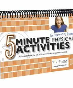 Visualz 5 Minute Physical Activities Book For Elementary, Spiral Bound