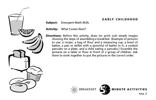 Visualz 5 Minute Breakfast Activities Book, Spiral Bound 5 Visualz 5 Minute Breakfast Activities Book, Spiral Bound - Image 3