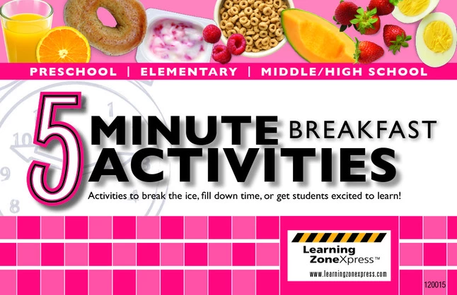 Visualz 5 Minute Breakfast Activities Book, Spiral Bound 3 Visualz 5 Minute Breakfast Activities Book, Spiral Bound