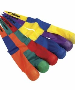 Sportime Catch Tail Foam Balls, 36 Inches, Assorted Colors, Set Of 6