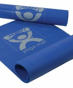 CanDo Yoga Mat, 68 X 24 X 1/4 Inches, Blue