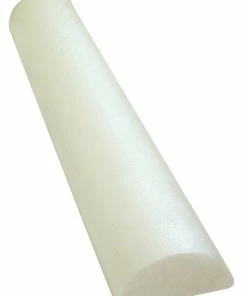 CanDo Half Round Foam Roller, 6 X 36 Inches, White