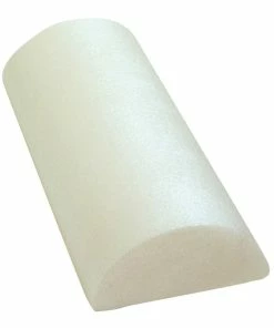 CanDo Half-Round Foam Roller, 6 X 12 Inches, White