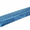 CanDo Half Round Foam Roller, 6 X 36 Inches, Blue Marble
