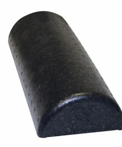 CanDo Half-Roller, 6 X 12 Inches, Black