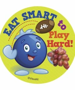 Visualz Active Kids MyPlate Stickers, 4 Designs, Roll Of 200 -Accusplit Shop 1539245 C ecommfullsize