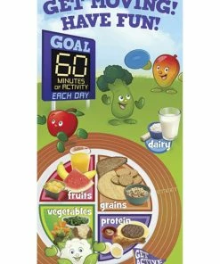 Visualz Active Kids MyPlate Vinyl Banner With Stand