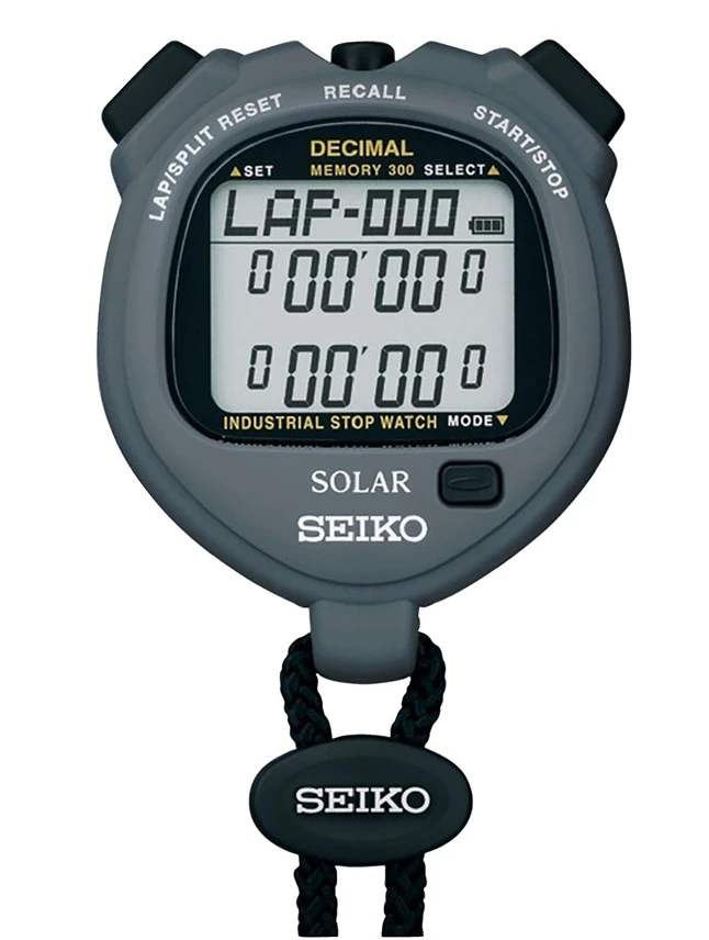 Seiko S063, Solar-Powered Decimal Stopwatch 3 Seiko S063, Solar-Powered Decimal Stopwatch
