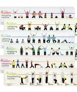 Visualz Move Mindfully Yoga Sequence Card Set, 6 Titles, 60 Cards