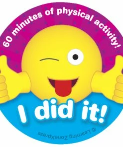 Visualz I Did It Physical Activity Stickers, 4 Designs, Roll Of 200 10 Visualz I Did It Physical Activity Stickers, 4 Designs, Roll Of 200 -Accusplit Shop 1595325 E ecommfullsize
