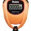 Robic SC-429 Water Resistant All Purpose Stopwatch, Orange