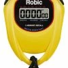 Robic SC-429 Water Resistant All Purpose Stopwatch, Yellow
