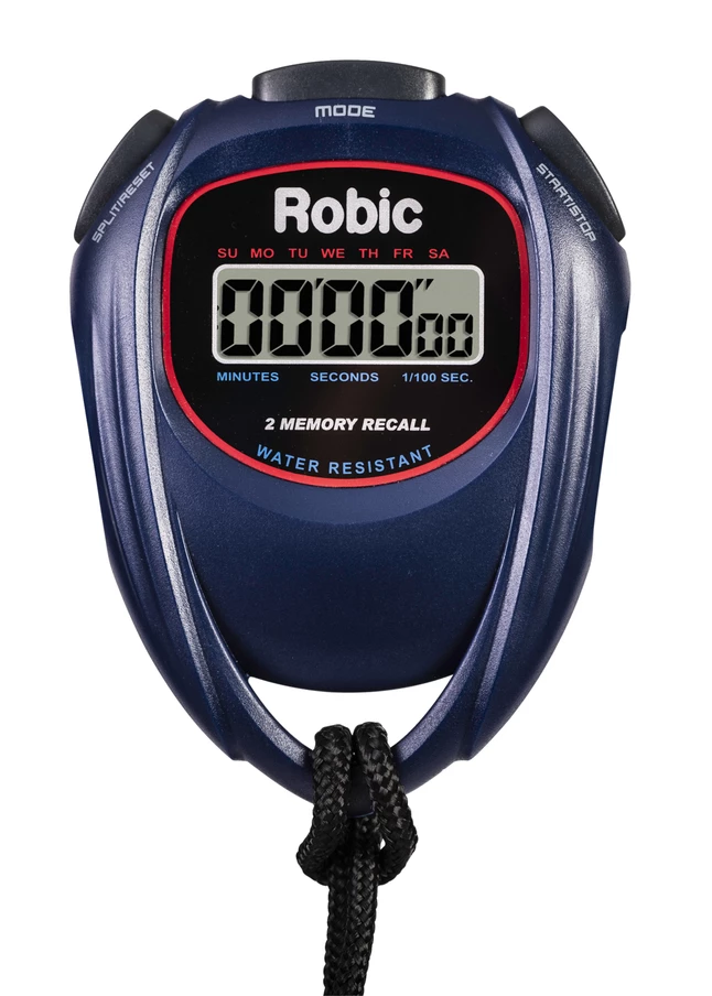 Robic SC-429 Water Resistant All Purpose Stopwatch, Blue 3 Robic SC-429 Water Resistant All Purpose Stopwatch, Blue