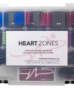 Heart Zones Plastic Storage Case, Clear