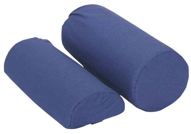 Fabrication Enterprises Roll Pillow - Full Round, With Removable Navy Blue Cotton/poly Cover, 10-3/4 X 4-3/4 Inches 3 Fabrication Enterprises Roll Pillow - Full Round, With Removable Navy Blue Cotton/poly Cover, 10-3/4 X 4-3/4 Inches