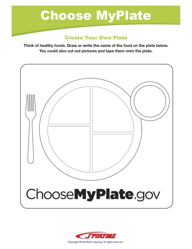 Sportime Choose MyPlate Visual Learning Guide, 4 Pages, Grades 1 To 4 4 Sportime Choose MyPlate Visual Learning Guide, 4 Pages, Grades 1 To 4 - Image 2