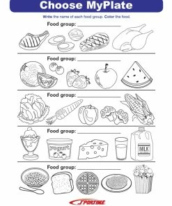 Sportime Choose MyPlate Visual Learning Guide, 4 Pages, Grades 1 To 4 8 Sportime Choose MyPlate Visual Learning Guide, 4 Pages, Grades 1 To 4 -Accusplit Shop 2013492 C ecommfullsize