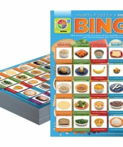 Visualz Healthy Food For A Healthy You Bingo, Set Of 30