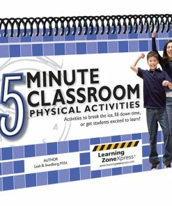 Visualz 5 Minute Physical Activities Book, 8-1/2 X 5-1/2 Inches